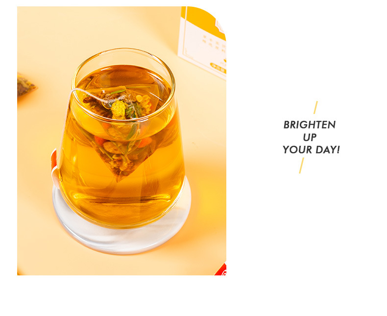 Shi Run Ji Chrysanthemum Cassia Seed Tea 100g Cold Brew Herbal Blend with Goji Berry and Honeysuckle preparation