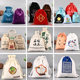 Blank Canvas Bundle Pocket Drawstring Bundle Storage Bag Cotton Flour Millet Bundle Pocket Rice Cloth Bag Formulated