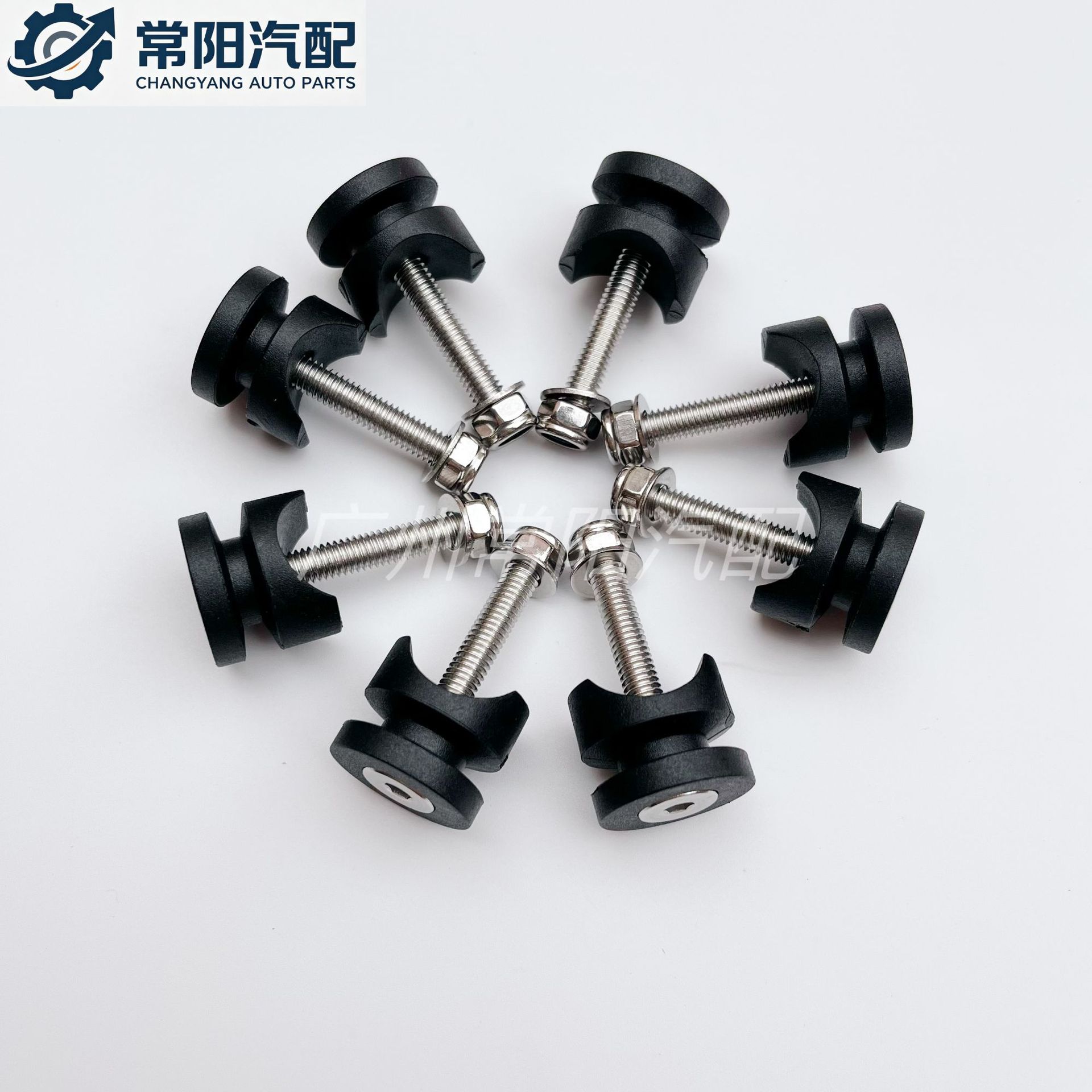 Motorcycle side box quick-release buckle, silent and shockproof tail box buckle, side box fixing buckle, replacement parts, tail box nylon clip
