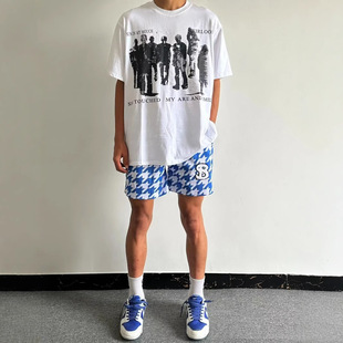 American Style Trendy Brand Casual Basketball Sports Pants 2025 New Plaid Men's and Women's Summer Shorts