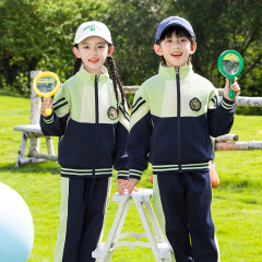 小学生校服三件套春秋款儿童班服幼儿园园服套装学院风运动会服装