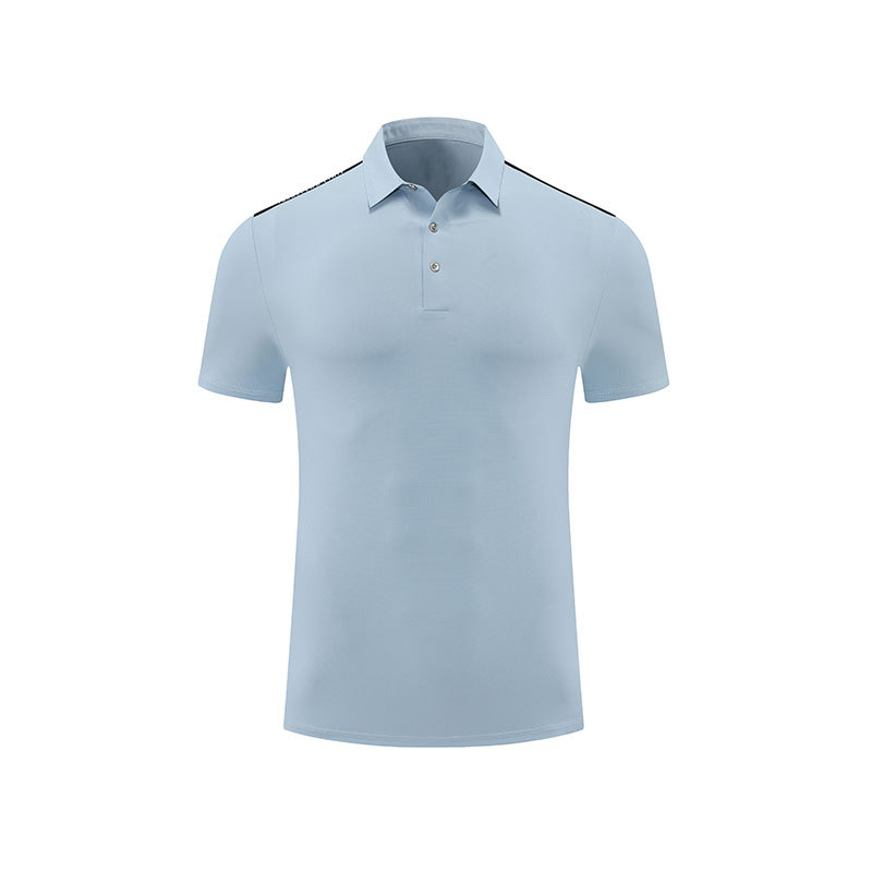 Camiseta de hombre de manga corta de golf con estampado casual, ropa de tiro que absorbe el sudor, ropa de secado rápido para fitness al aire libre, camisa POLO para hombre