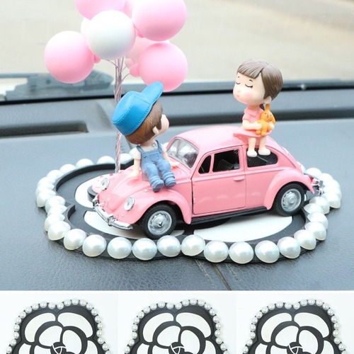 Wholesale Feather Diamond Car Anti-Slip Mat Large Car Perfume Seat Creative Diamond-encrusted Instrument Desk Anti-Slip Mat