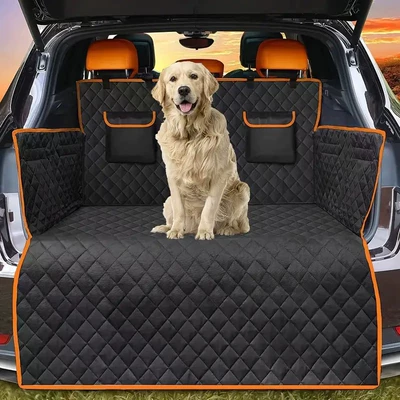 Car Trunk Pet Mat Trunk Mat - black-orange-edge-180103cm