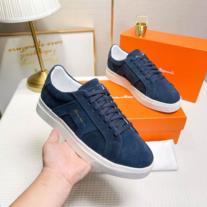 European New Men's Cow Suede Stitching Fashion Low-Top Sports Shoes Comfortable Color Casual Shoes Foreign Trade Trendy Shoes European New Men's Cow Suede Stitching Fashion Low-Top Sports Shoes Comfortable Color Casual Shoes Foreign Trade Trendy Shoes
