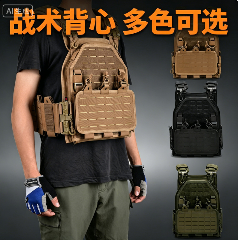 Cross-Border Multifunctional Tactical Vest, Combat Vest, Field Training Quick-Release Combat Vest, Real-Life Cs Tactical Vest
