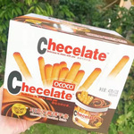 OCOCO巧克力酱饼干条奶油味40g休闲儿童六一伴手礼搭档解馋零食批
