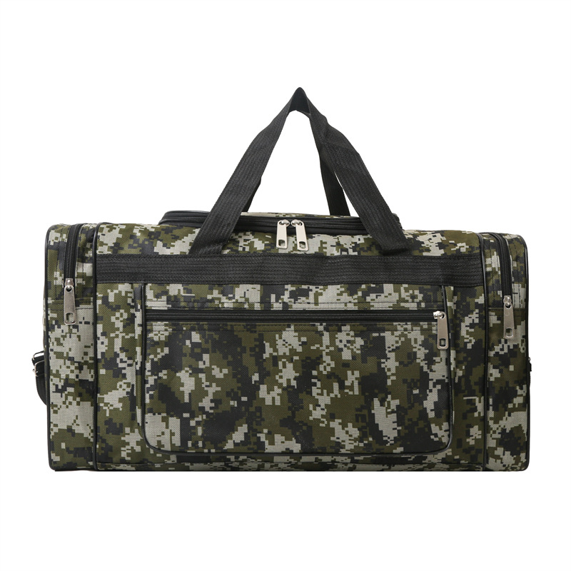 Bolsa de viaje plegable y portátil para ropa, bolsa de almacenamiento para hombres y mujeres, bolsa de trabajo, bolsa de mudanza, bolsa de equipaje para viajes de negocios, estilo camuflaje