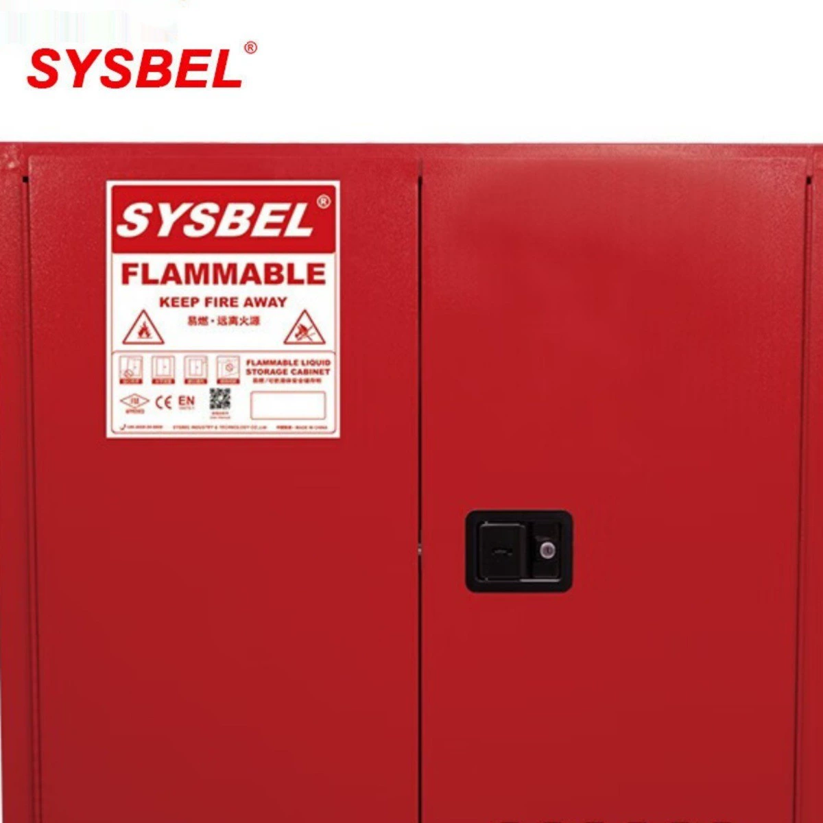 Сисбел лаборатория горючие жидкие химические опасные химические вещества взрывозащищенный пожаробезопасность шкаф для хранения красный