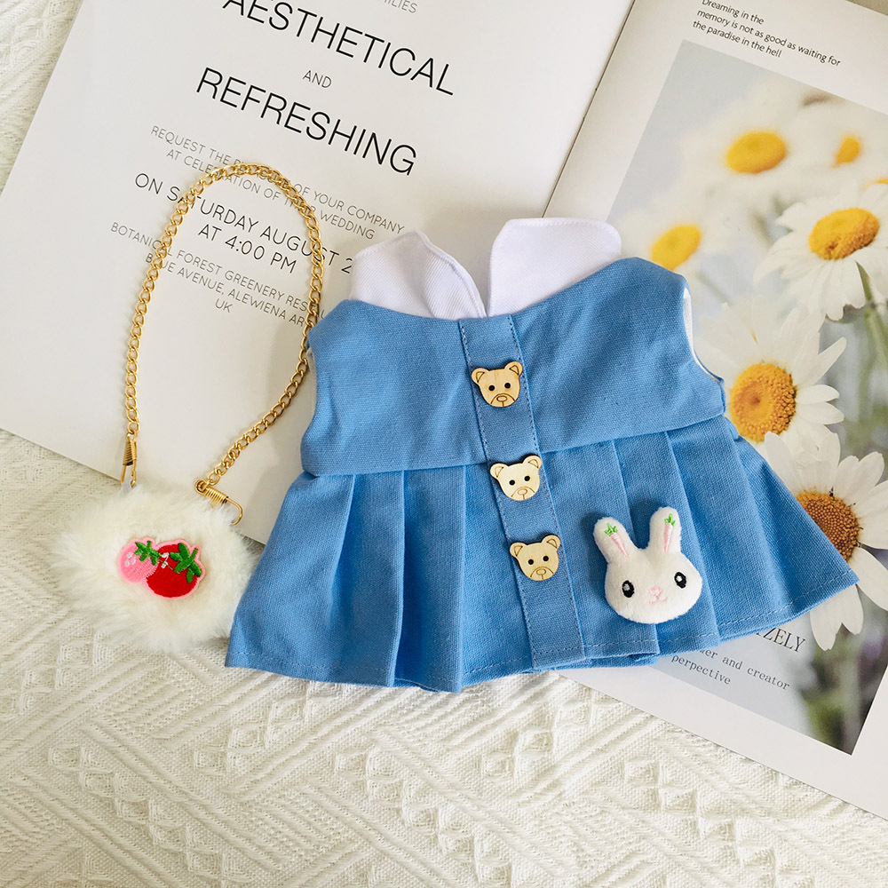 Celebridad en línea ácido hialurónico pato Ropa Accesorios felpa juguete falda pelo banda traje accesorios pequeño pato amarillo muñeca Accesorios