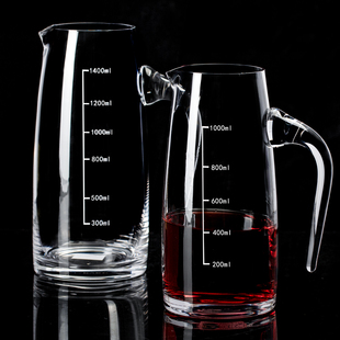 J8 Crystal Glass Household Scale Inverted White Wine Large-Capacity Decanter Wine Bottle Red Wine Divider Thickeneded Wine Divider G3