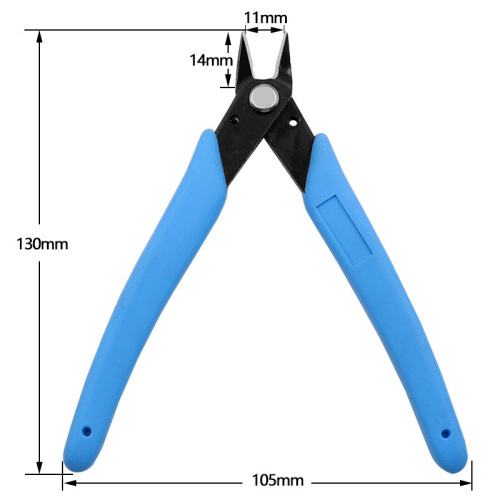 170II Diagonal pliers Electronic scissors Wire management pliers Jewelry pliers Electronic pliers Tools Matte handle mini manicure scissors