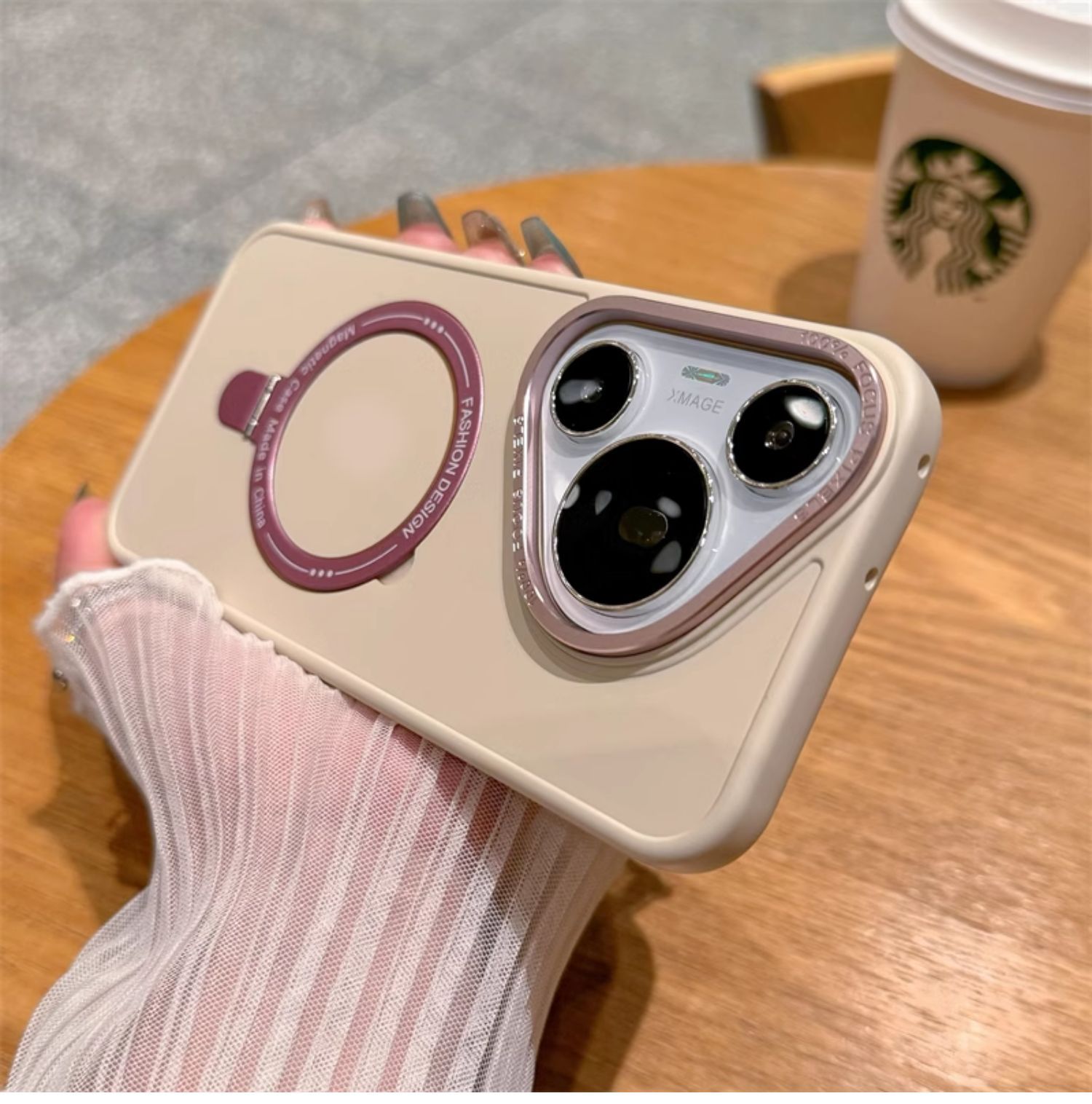 El soporte de sensación premium es adecuado para la carcasa del teléfono móvil Huawei Pura70pro magnetismo nuevo pura70ultra pareja 60Pr