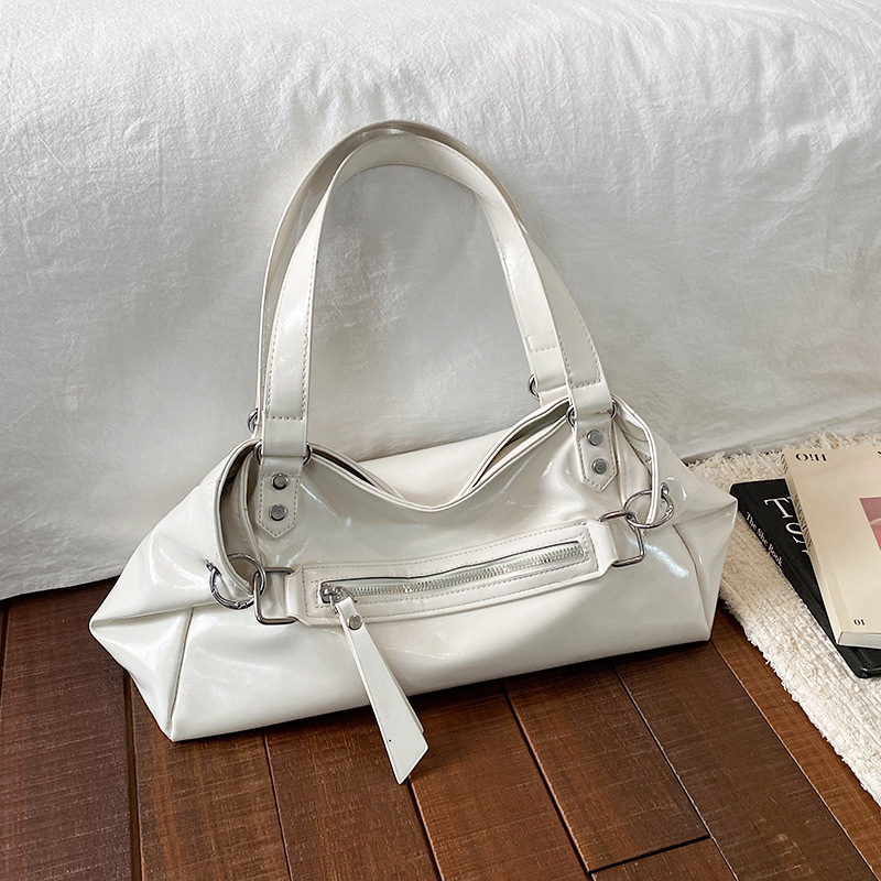 Primavera y verano retro alta textura bolso mujer 2026 nuevo simple gran capacidad tote bag de hombro universal