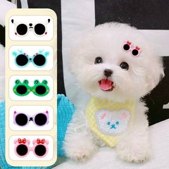ヨークシャー手作りミニペット bb クリップ犬専用ヘアピンマルチーズ小さなヘアピン子犬クリップ帽子