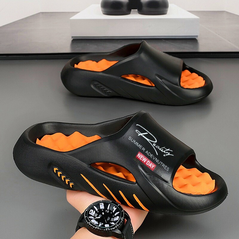 Men's Slippers 2025 Summer Outdoor Driving Casual Sports Non-Slip Anti-Odor Dual-Purpose Beach Flip-Flops Men's Slippers 2025 Summer Outdoor Driving Casual Sports Non-Slip Anti-Odor Dual-Purpose Beach Flip-Flops