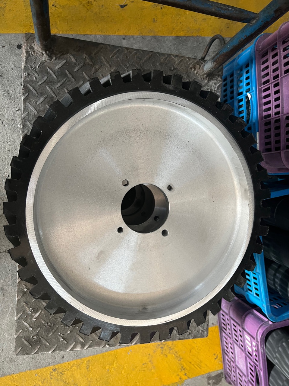 智能抛光机橡胶轮 砂带机橡胶轮 抛光轮