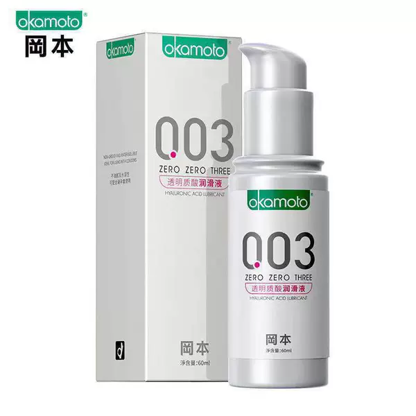 Transparent lubricants with hyaluronic acid, 60 ml