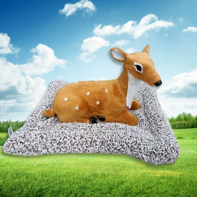 Car ornaments — charcoal dog car accessories animal - yellow-sika-deer