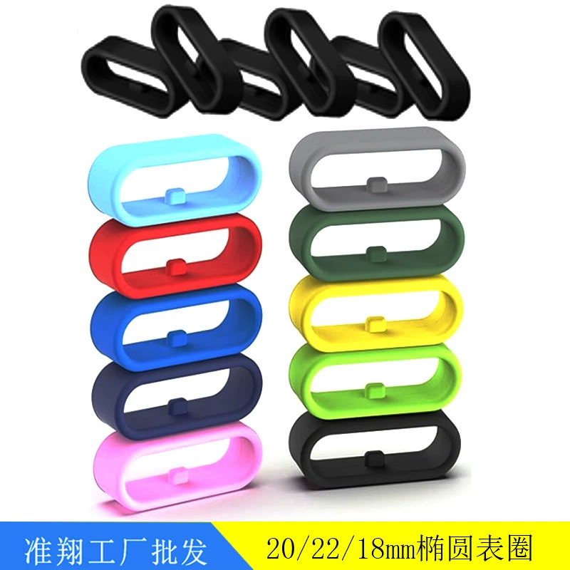 Прямые поставки с фабрики, умные часы для телефона с силиконовым кольцом, 18/22/20 мм, подвижное кольцо, овальный красочный безель