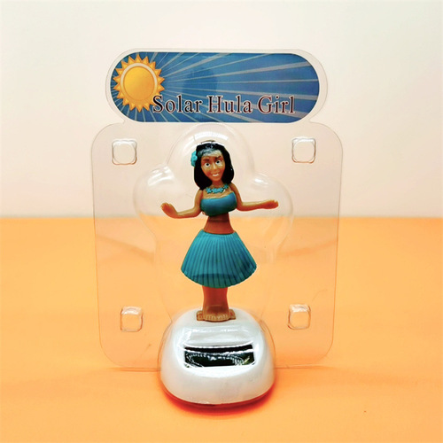 Cross-border hot-selling little beauty solar ornaments car supplies specially designed for hula girls decoration gifts Hawaii