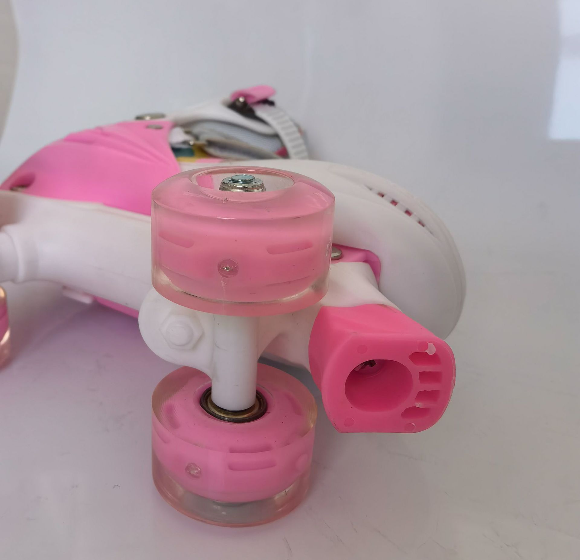 Verstellbare Doppelreihen-Rollschuhe, vierrädrige Inlineskates für Eisbahnen, für Jungen, Mädchen und Grundschüler_voghion.com