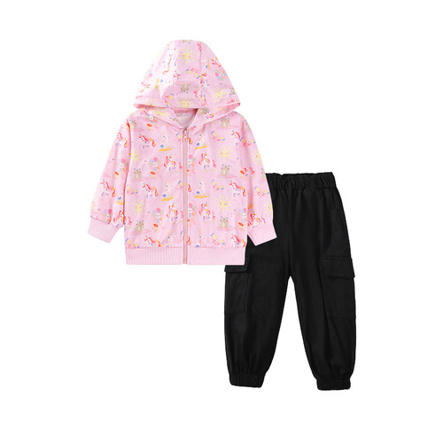 Little Maven Source Factory Children's Apparel Wholesale Autumn Hooded Girls' Sweatshirts European and American Style Children's Outerwear