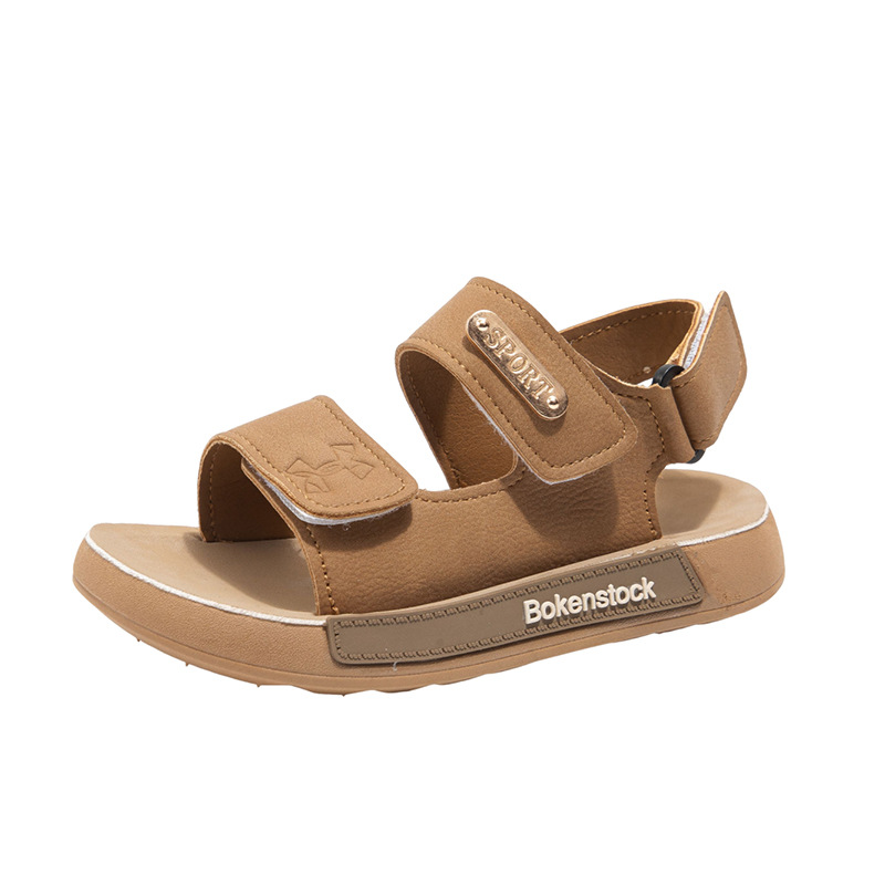 Sandalias de Playa de Suela Suave para Niños de PU y Caucho Antideslizante para Verano
