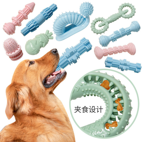 Cross-border hot selling pet cat and dog chew toys pet teething stick dog teeth cleaning stick for large and small dogs