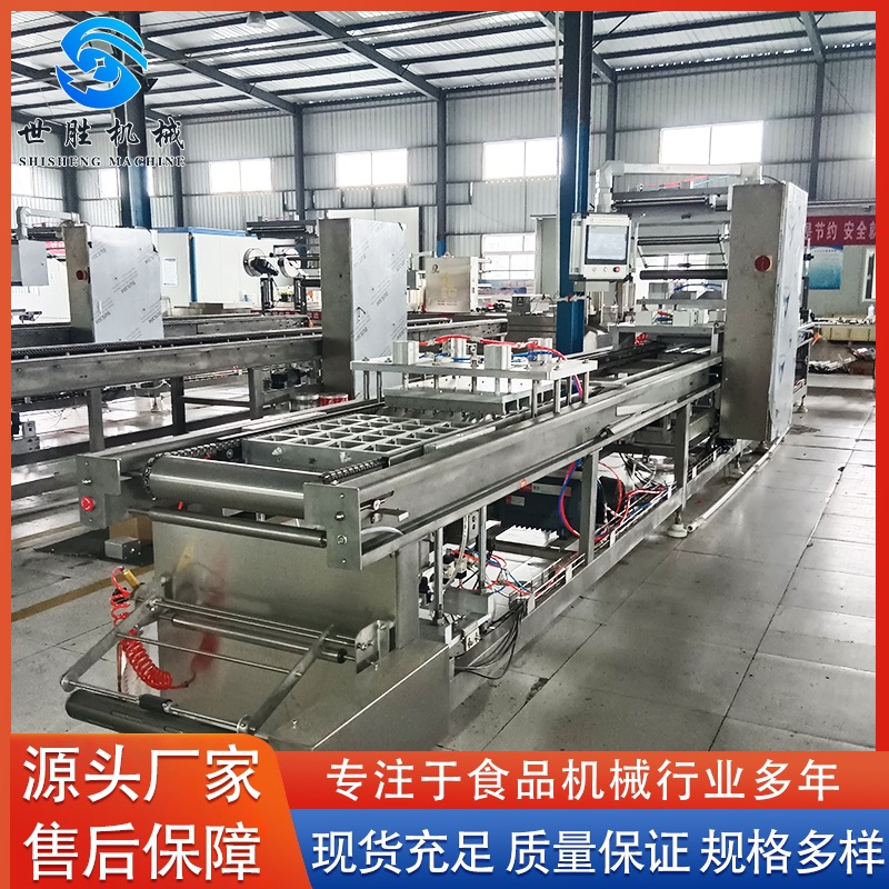 供应拉伸膜真空包装机 酱料自动灌装设备 连续拉伸膜真空包装机