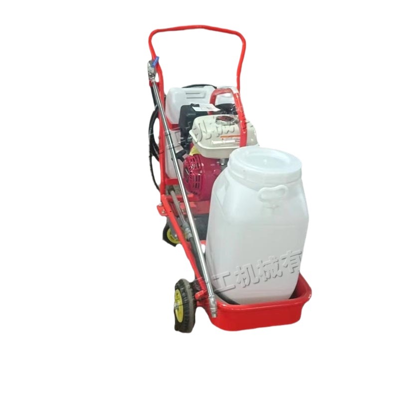 Pequeño esparcidor de asfalto de emulsión empujado a mano rociador de asfalto carretera pit crack esparcidor de asfalto