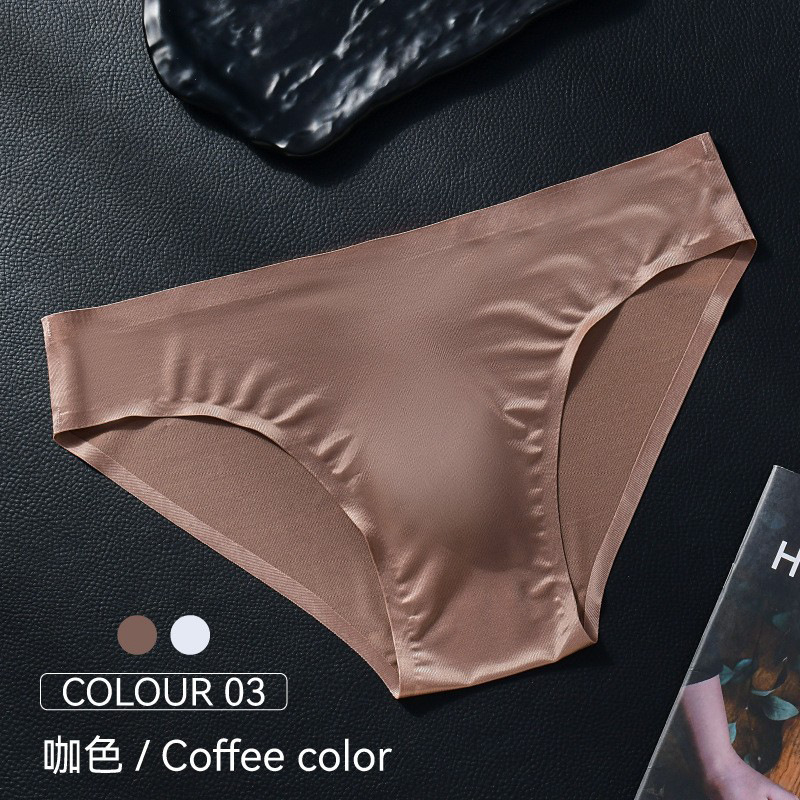 Ventas calientes de calzoncillos de hombre sin marcas de hielo 3D bolsas convexas elásticas transpirables secado rápido