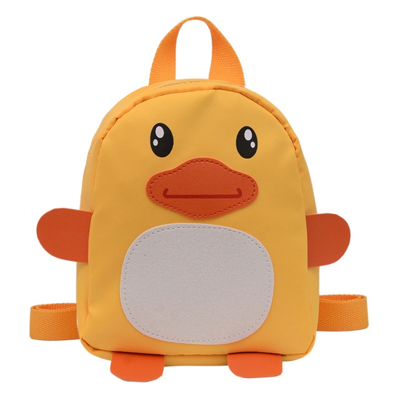 Kindergarten Bag Cartoon Cute Little Yellow Duck Girls' Backpack Children's Bag 1-5 Years Old Baby Mini Backpack