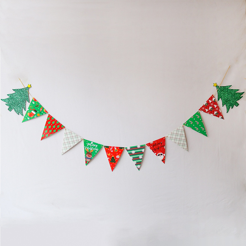 クリスマスの祝日の横断幕の旗の装飾の旗のアルファベットの色の旗の花のクリスマスの祝日のパーティーの装飾用品|undefined