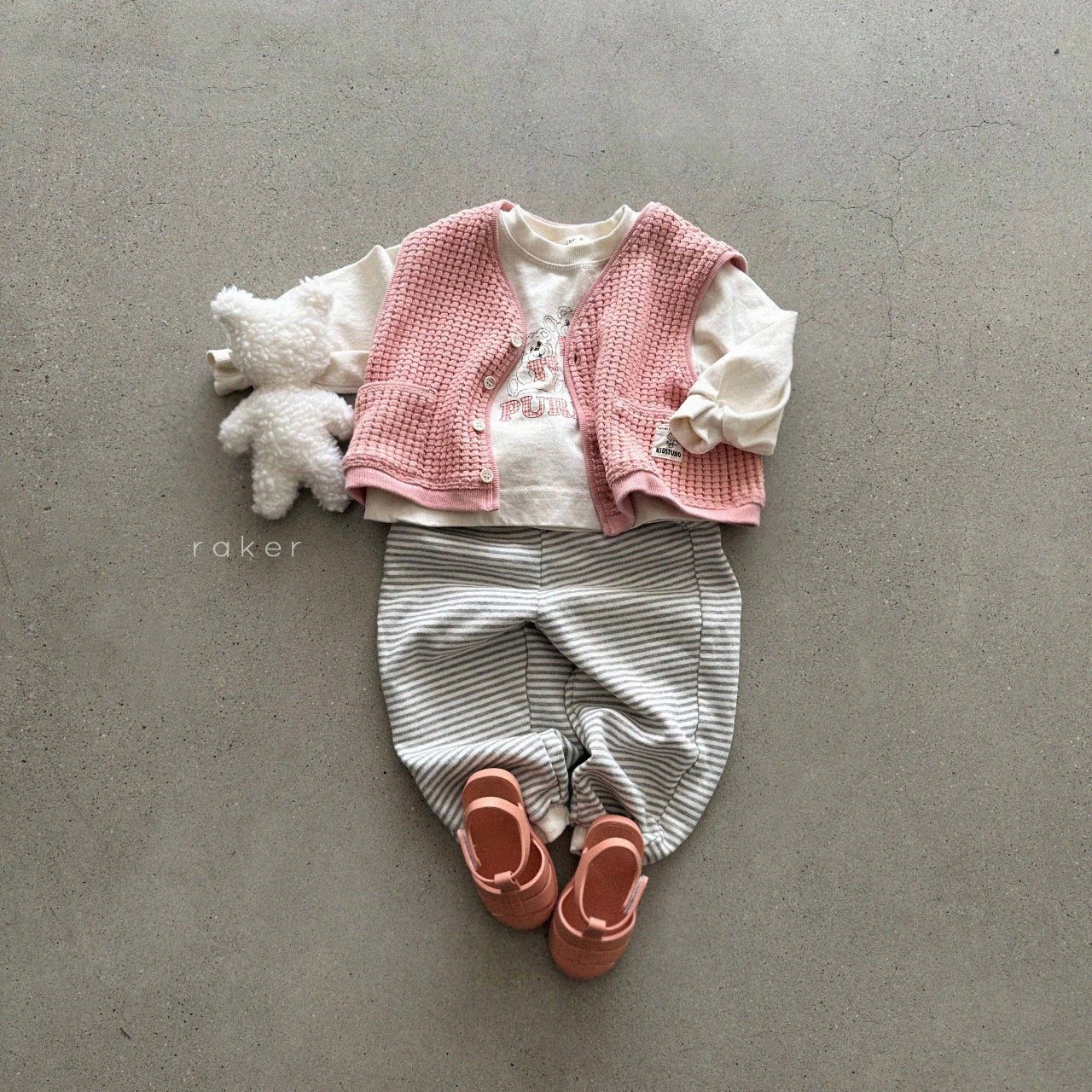 Cardigan infantil chaleco chaqueta primavera ropa de niños coreana ropa de primavera ropa de niños y niñas ropa de primavera bebé abrazadera de pony primavera
