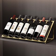 红酒架摆件酒柜红酒展示架葡萄酒架斜放酒瓶托架家用酒瓶收纳架子