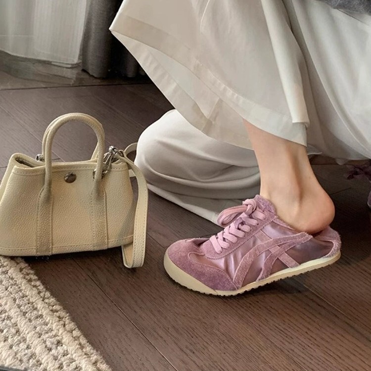 Cowhide Version ~ Genuine Leather Fashionable Moral Training Shoes for Women 2025 New Versatile Spring Color Matching Retro Casual Sports Forrest Gump Shoes Cowhide Version ~ Genuine Leather Fashionable Moral Training Shoes for Women 2025 New Versatile Spring Color Matching Retro Casual Sports Forrest Gump Shoes