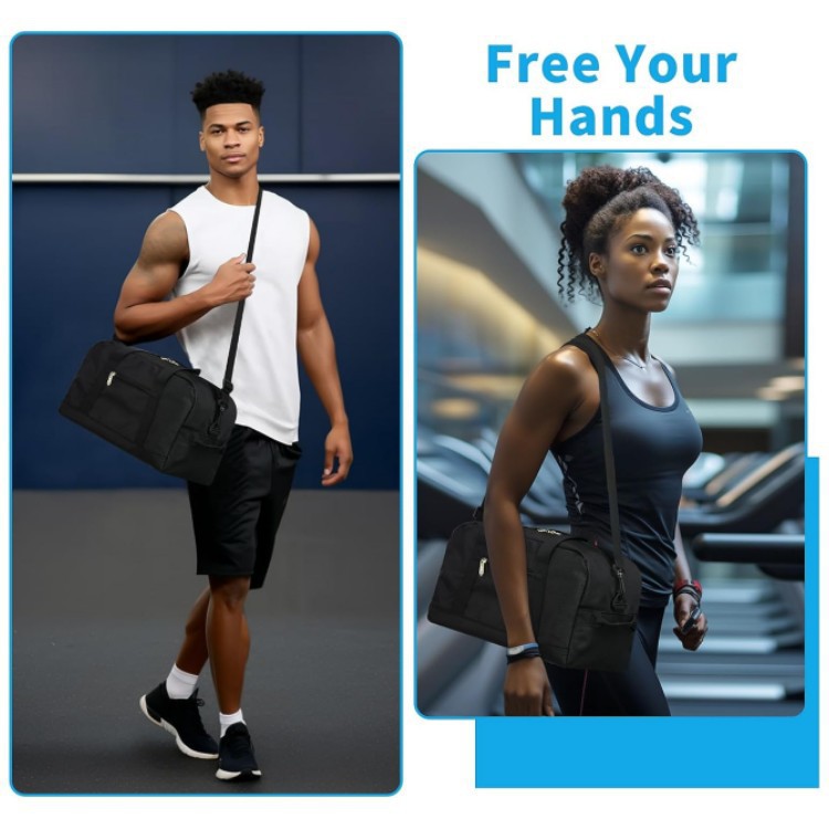 New Small Gym 14inch Lightweight Portable Mini Duffel Bag Suitable For Travel And Sports_voghion.com