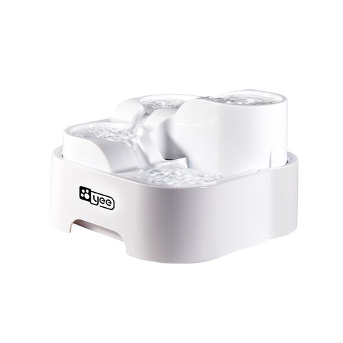 Cross-border cat water dispenser filtered circulating flowing live water dog water bowl multi-slot automatic pet water dispenser wholesale