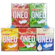优客oneo口香糖27g草莓薄荷乳香西瓜水果味木糖醇进口零食ULKER