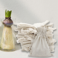 棉麻布抽繩袋白色布袋鎖邊空白棉布袋糖果首飾收納禮品袋可印logo