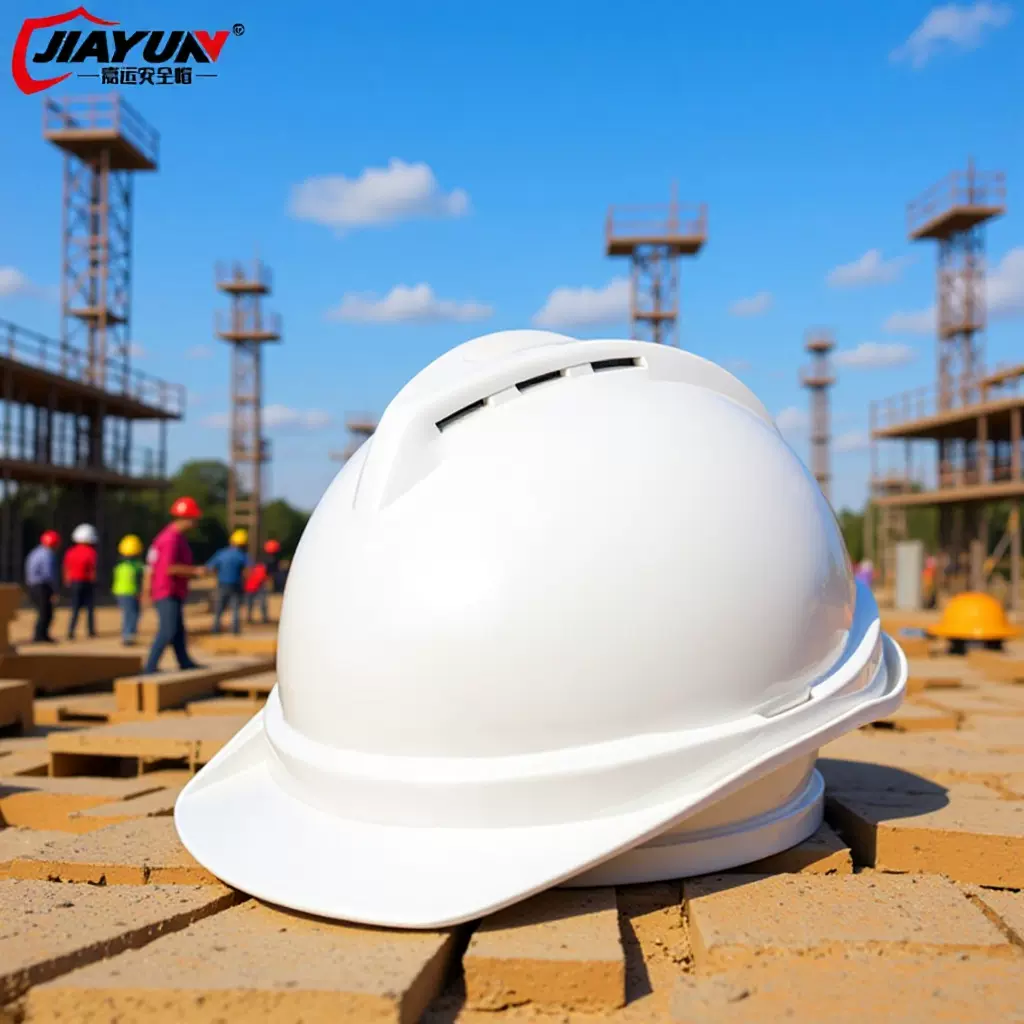 透气安全帽 工地加厚国标V型建筑施工劳保工程防护源头厂家 可定