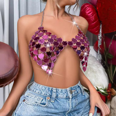 廠家熱銷歐美跨境亞馬遜性感純手工亞克力肩帶套裝XY2455