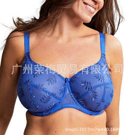 厂家直销大码性感刺绣文胸外贸内衣女薄款蕾丝性感文胸216