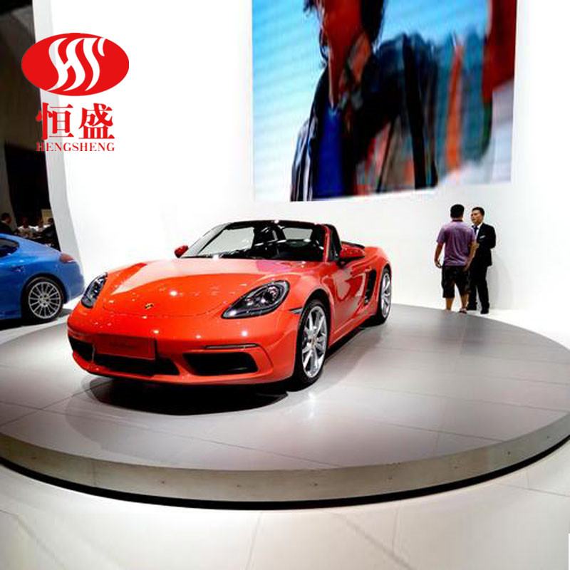 汽车旋转台展厅旋转台车展旋转展示台圆形电动旋转台视频拍摄转台