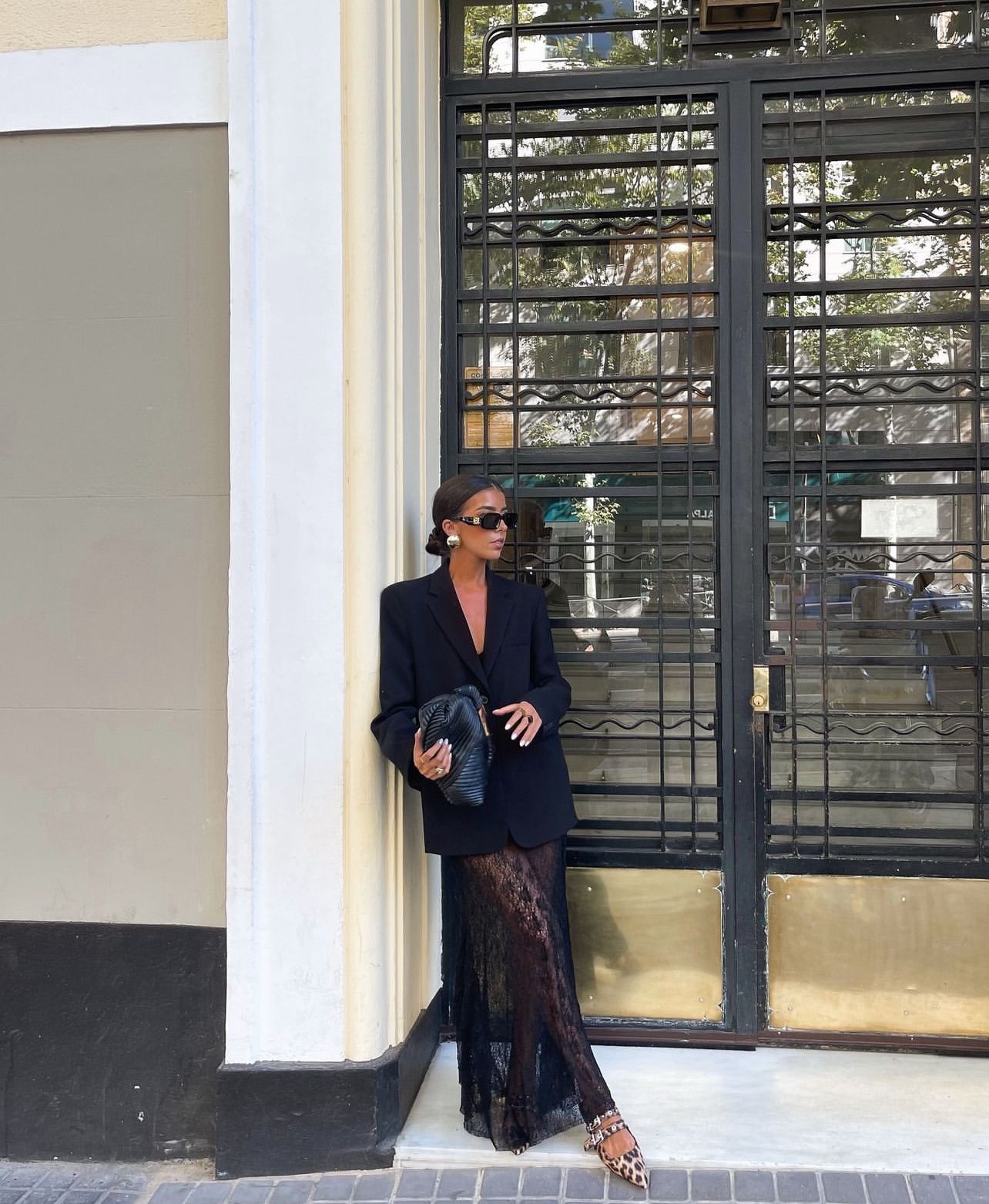Sexy Lace See through Layered Thin Shoulder Strap Maxi Dress