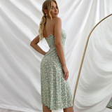 (Трансграничная торговля), сексуальное платье без рукавов, 2023, эффект подтяжки, с открытой спиной