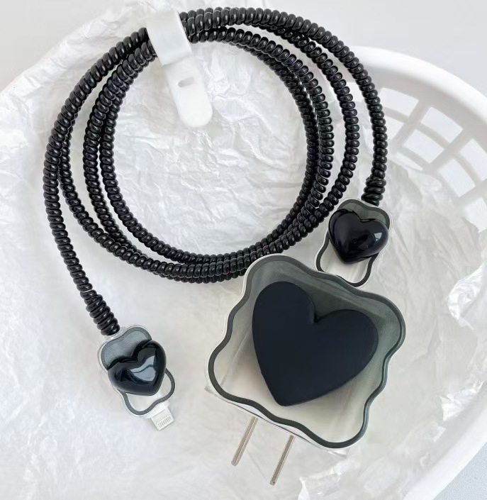 Para Apple 14 línea de datos cubierta protectora iPhone13 cargador cabezal 12promax bobinado estuche para iPad