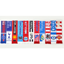 巴黎尤文皇马阿森纳切尔西围巾围脖绒棉球迷助威道具手摇旗冬保暖