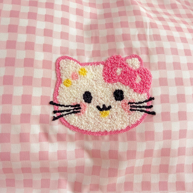 2025 新しいウォッシュコットンタオル刺繍 4 ピースレースガールプリンセススタイル学生寮ベッドシーツキルトカバー|undefined